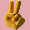 Picture of a yellow 3D-rendered hand