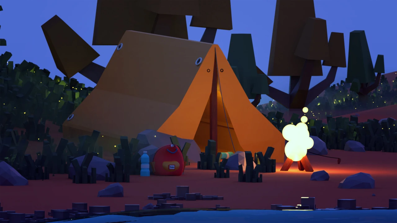 Screenshot of the videogame 'Backpacking'